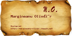Margineanu Olivér névjegykártya
